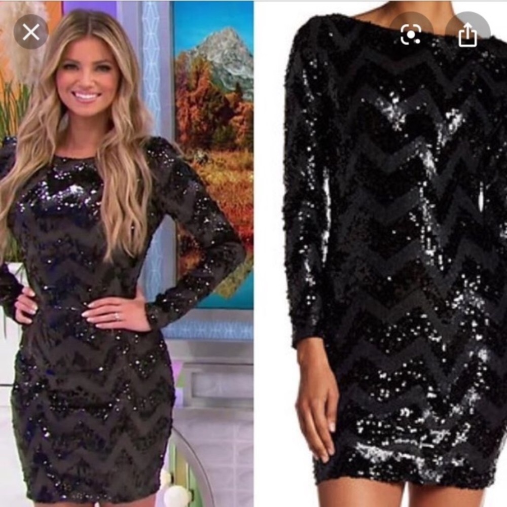 ✨FLASH SALE✨Dress the Population Sequins Dress